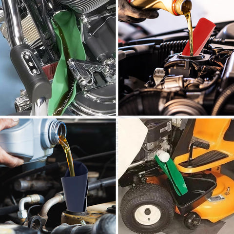 AQOYNQ versatile funnel set ideal for oil, fuel, and fluids.
