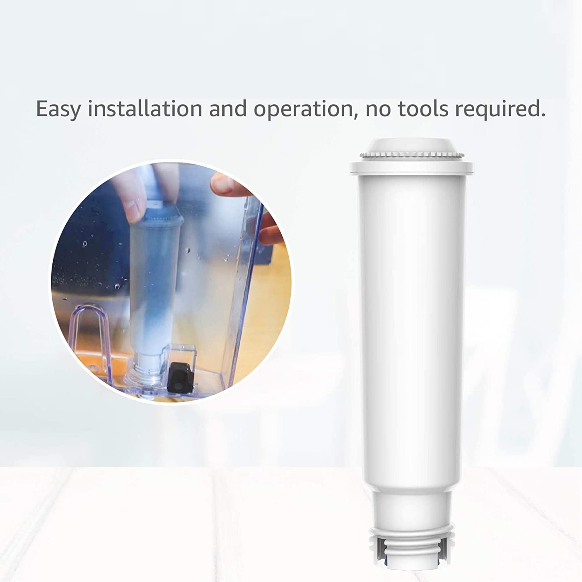 AQUA CREST Bosch TCZ6003 compatible filter enhances taste by impurity reduction