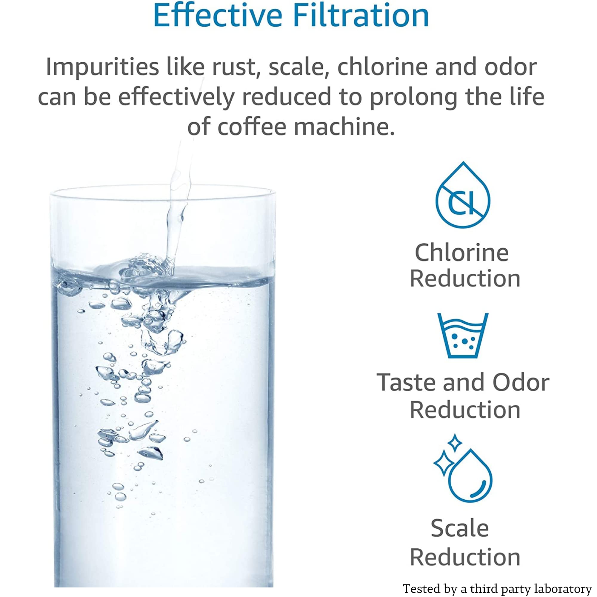 AQUA CREST XP5240 compatible filter reduces minerals for smoother coffee