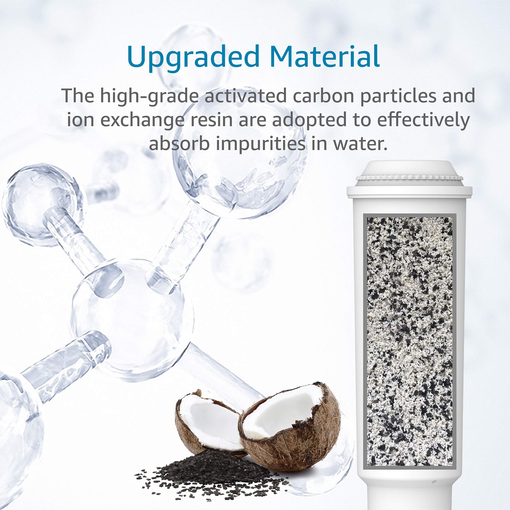 Aqua Crest filter compatible with Nespresso and Impressa machines for versatility.