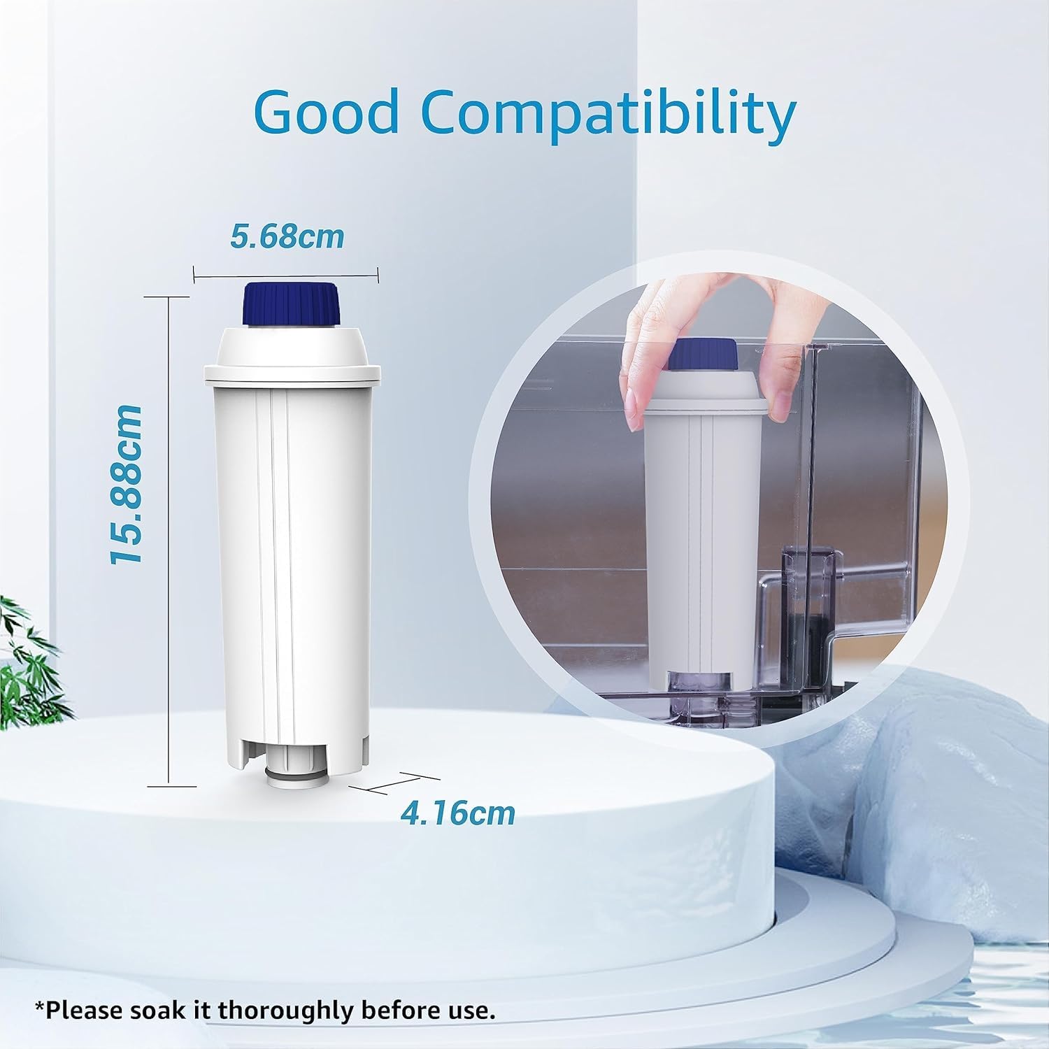 Aqua Crest two-month lifespan suits regular espresso routines