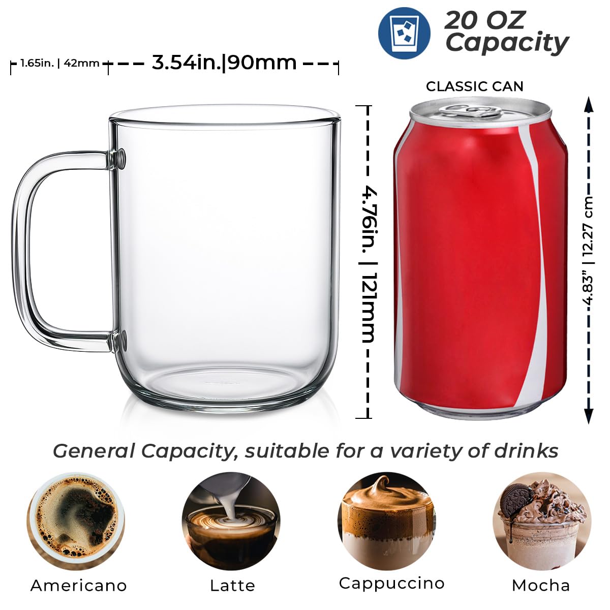 Aquach mug with flat bottom enhances desk stability during daily use.