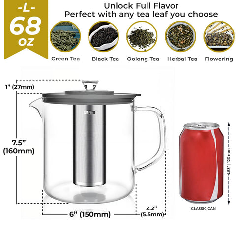 Aquach plastic-free tea infuser pot preserves pure flavor and simplicity