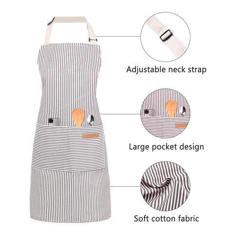 ARBINSON apron showing two large pockets for tools
