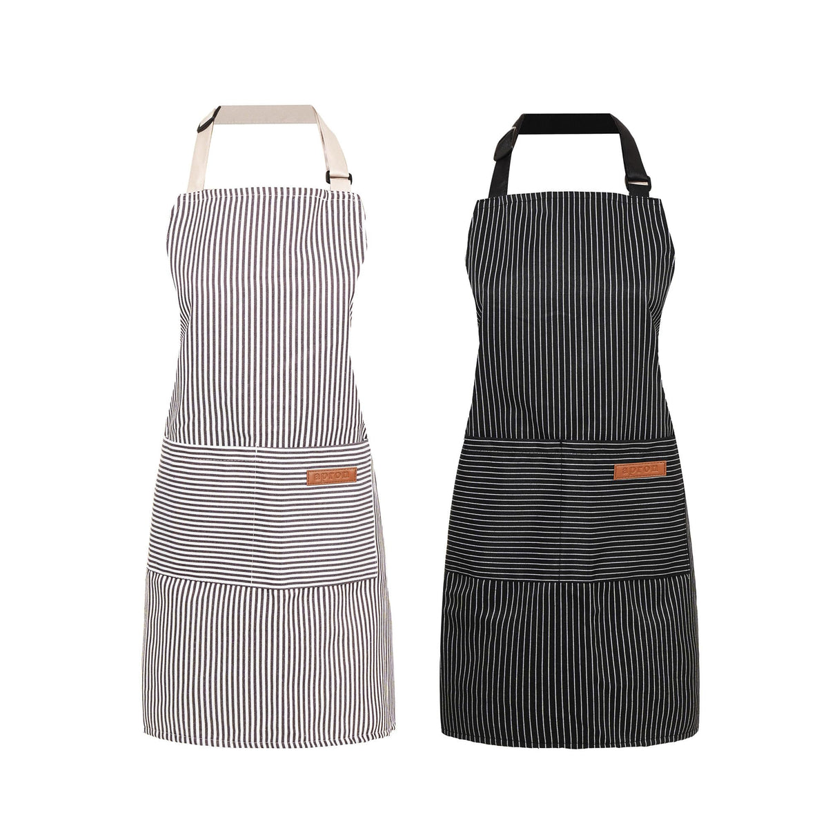 ARBINSON adjustable strap apron for comfortable cooking and fit