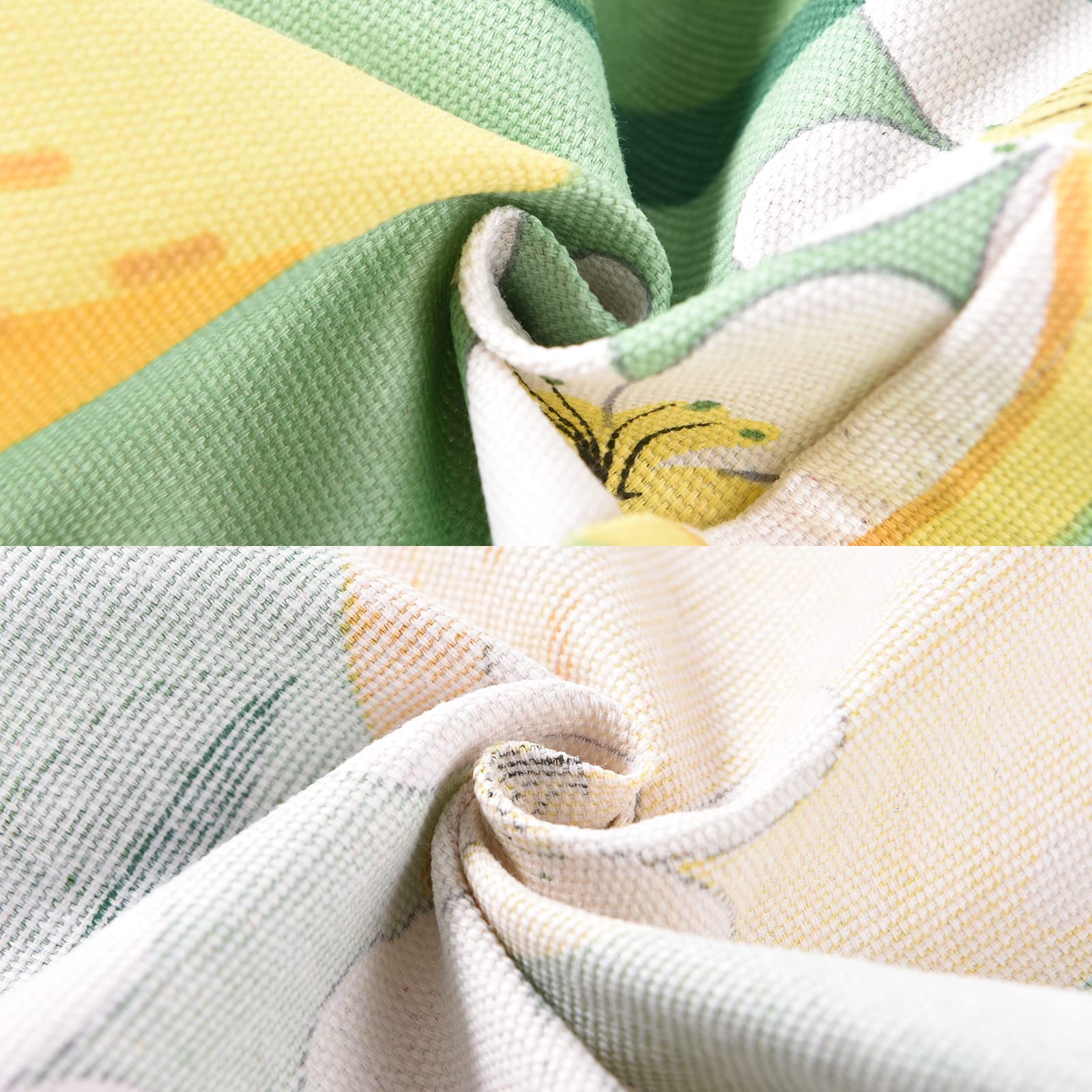 ARBINSON floral apron provides full-front protection during cooking and cleaning
