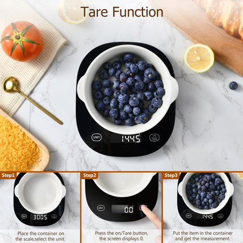 Compact Arboleaf scale fits in small kitchens or bags.
