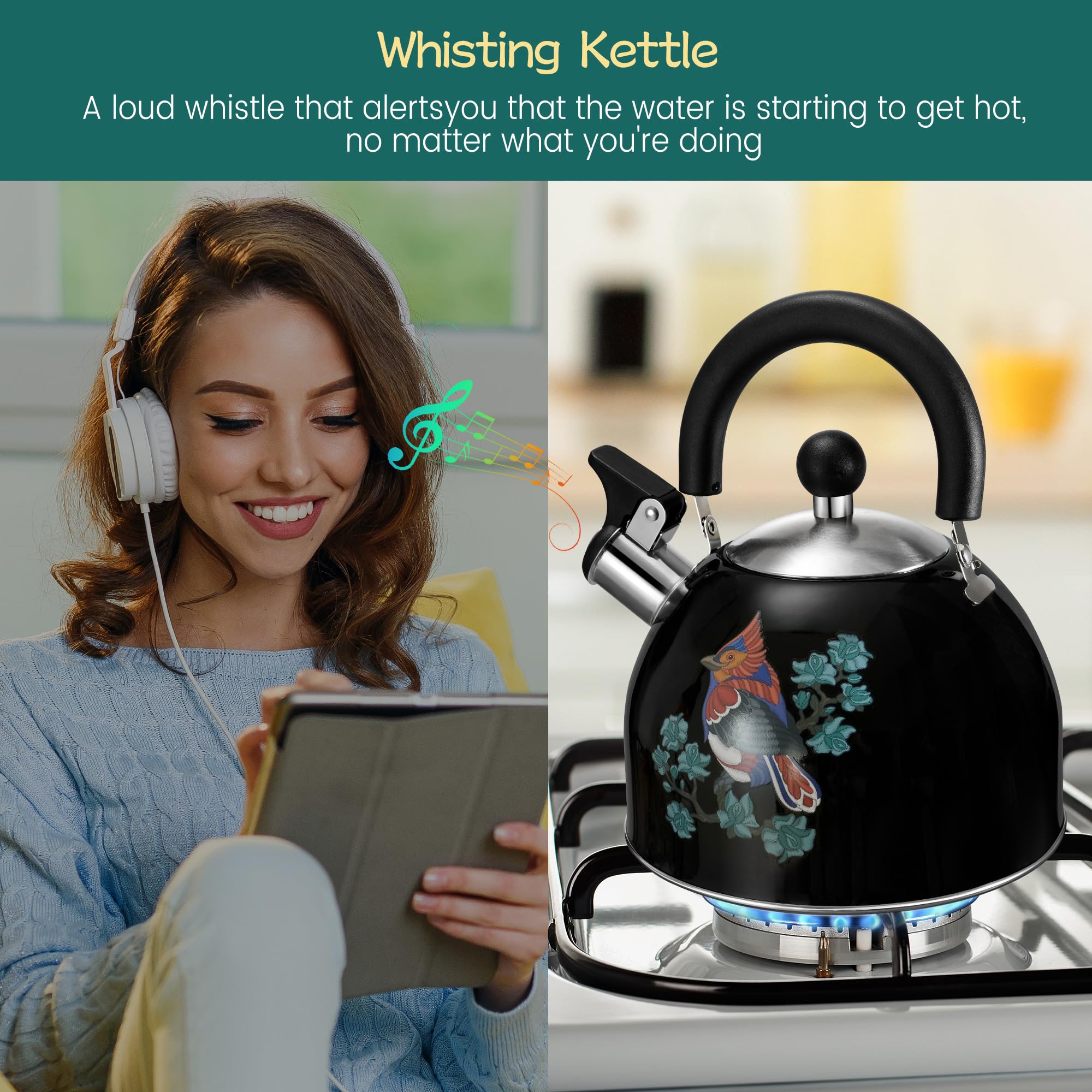 ARC heat-resistant handles provide safe, comfortable pouring