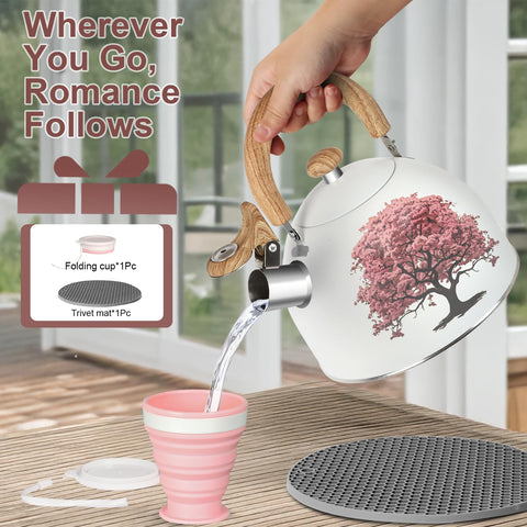 ARC Advanced Royal Champion milk-white tea kettle adds charm to tea time