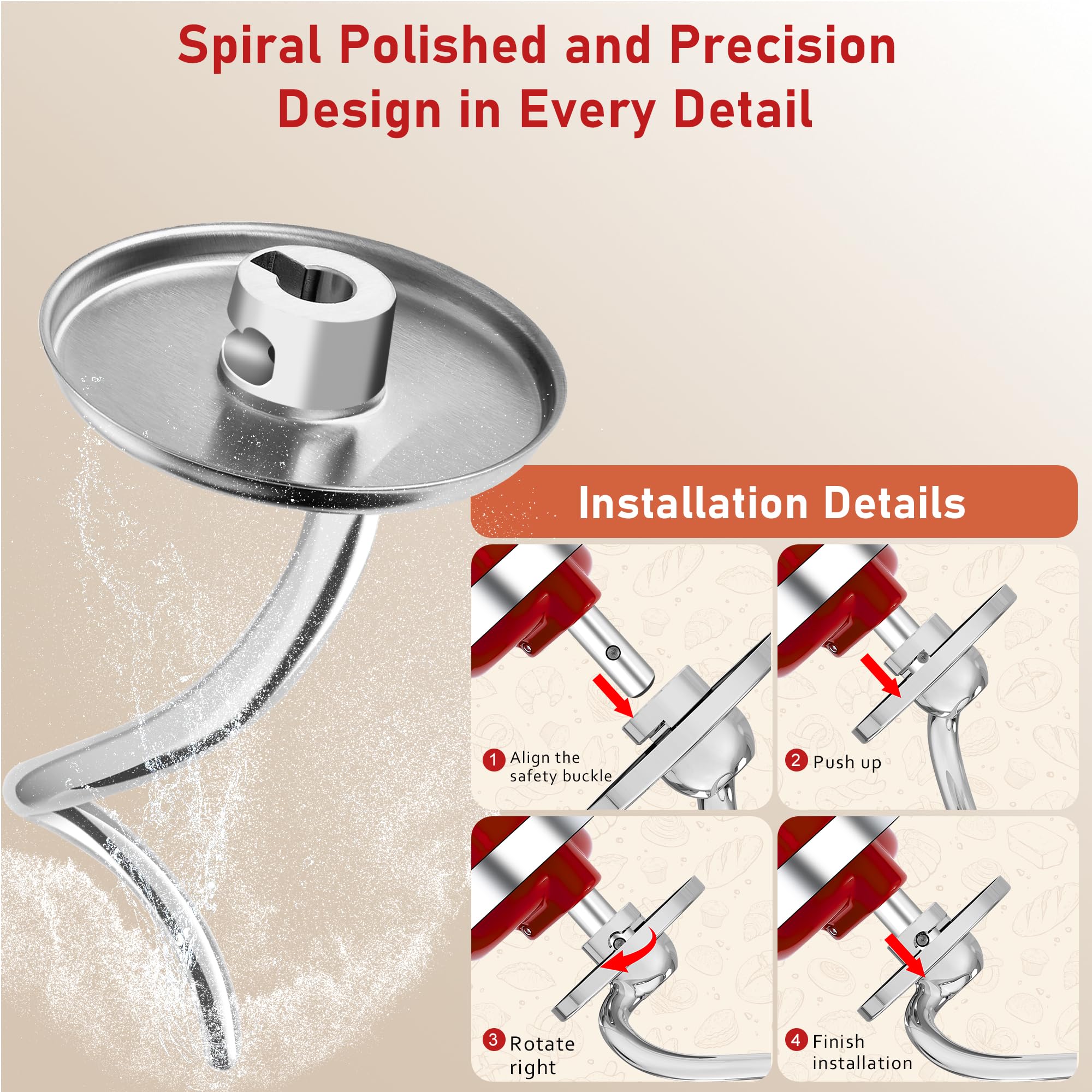 Broad compatibility with most 5Plus and 6Qt Bowl-Lift models.