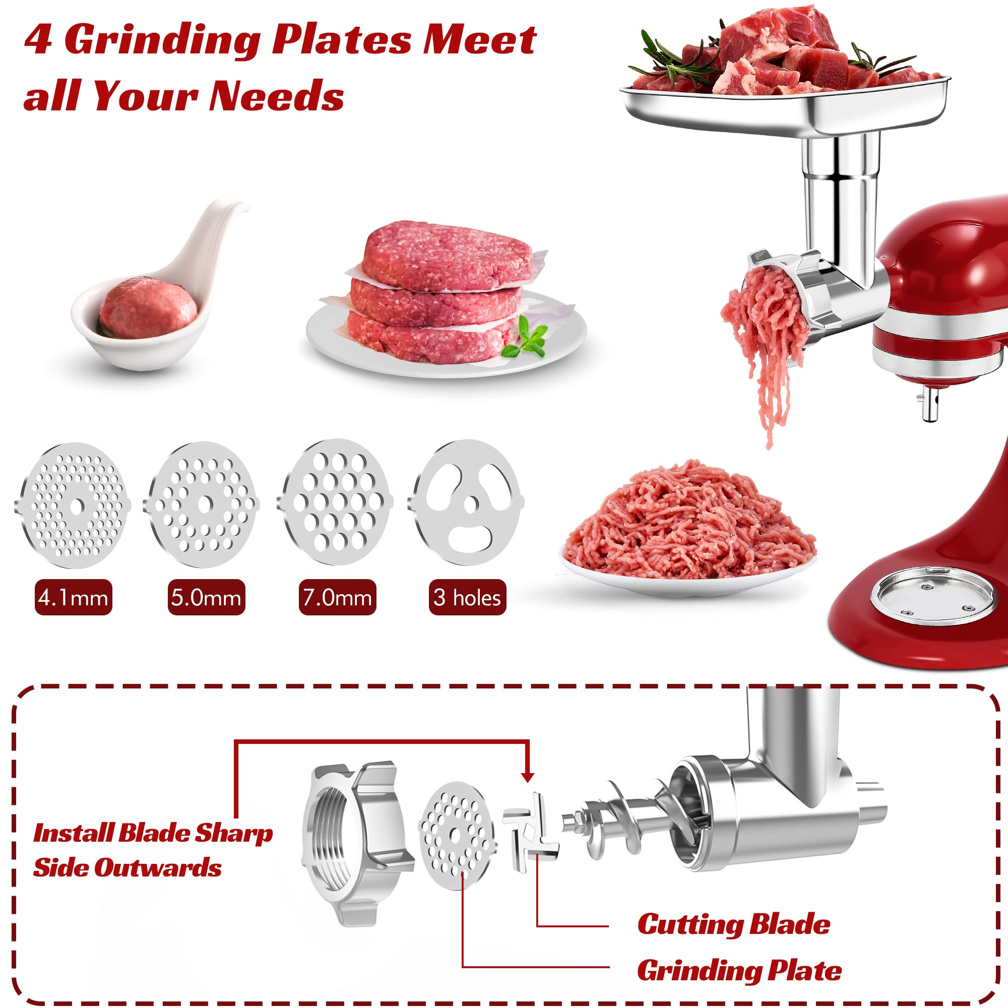 Arcbt grinding plates in coarse, medium, and fine provide versatile texture options.