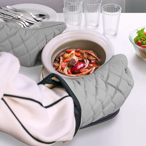 ARCLIBER Oven Mitts tabletop setup in a neat kitchen