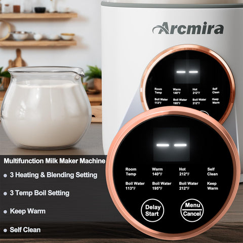 Arcmira clear glass blending bowl lets you see texture and progress