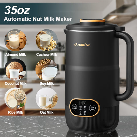 Arcmira warm and hot settings ideal for cozy plant-based drinks.