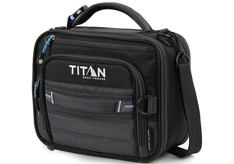 Arctic Zone Titan Deep Freeze lunch bag open compartment for easy access to meals