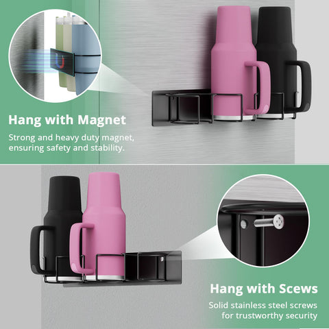 Arctiiro adjustable water bottle holder in a pantry setup
