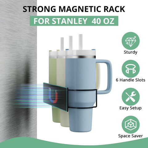 Arctiiro lid organizer storing Stanley lids neatly