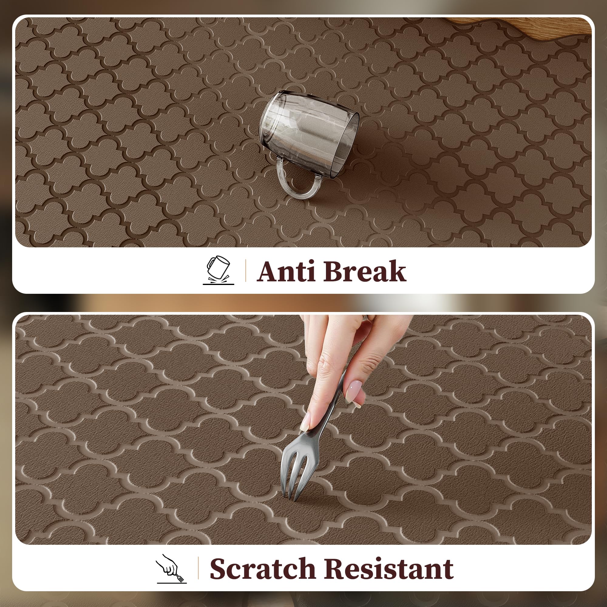 Arenarug two-piece set provides versatile comfort during dishwashing and prep