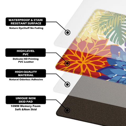 Arenarug colorful design suits modern, rustic, or traditional kitchens.