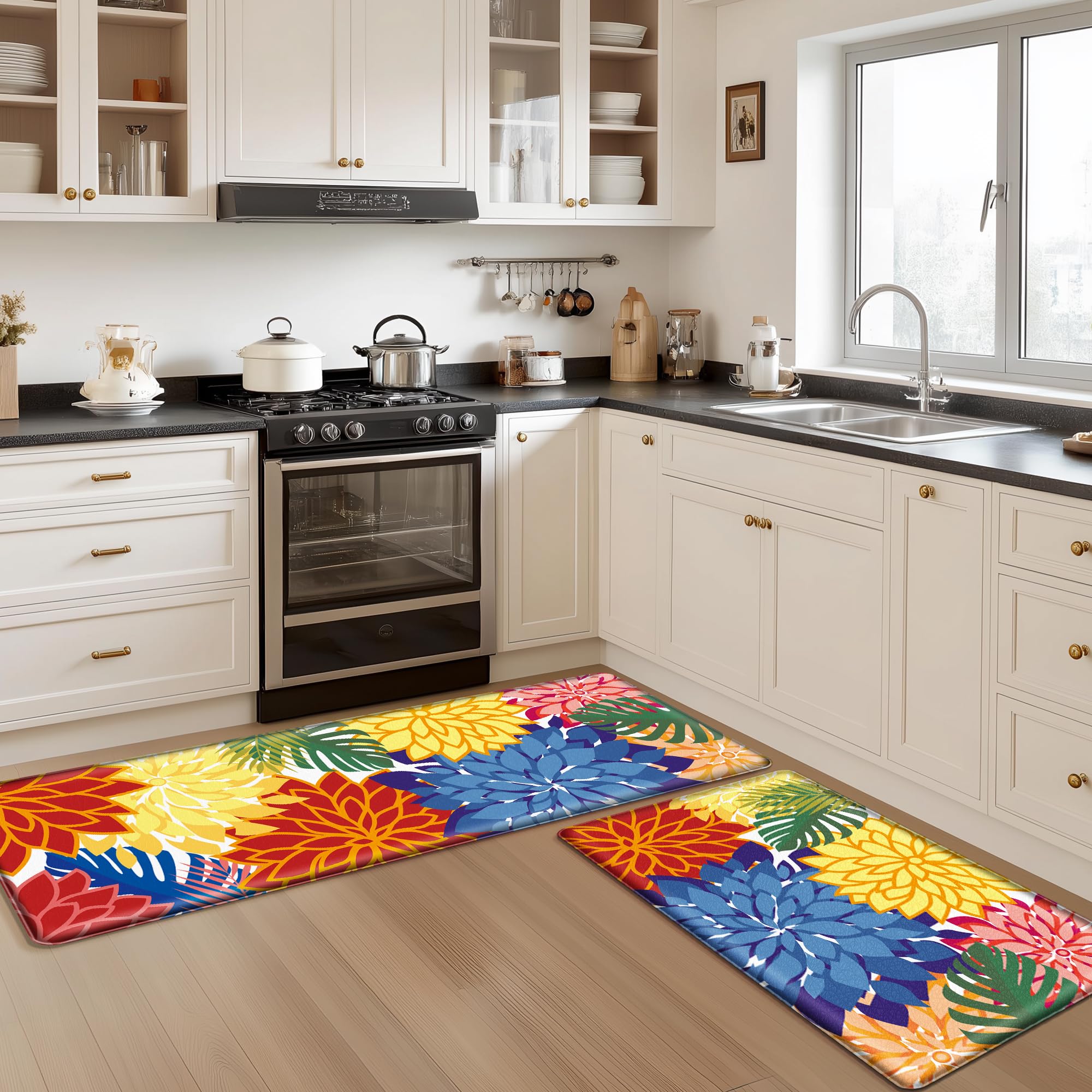 Arenarug mats for kitchen, laundry, or light office use.