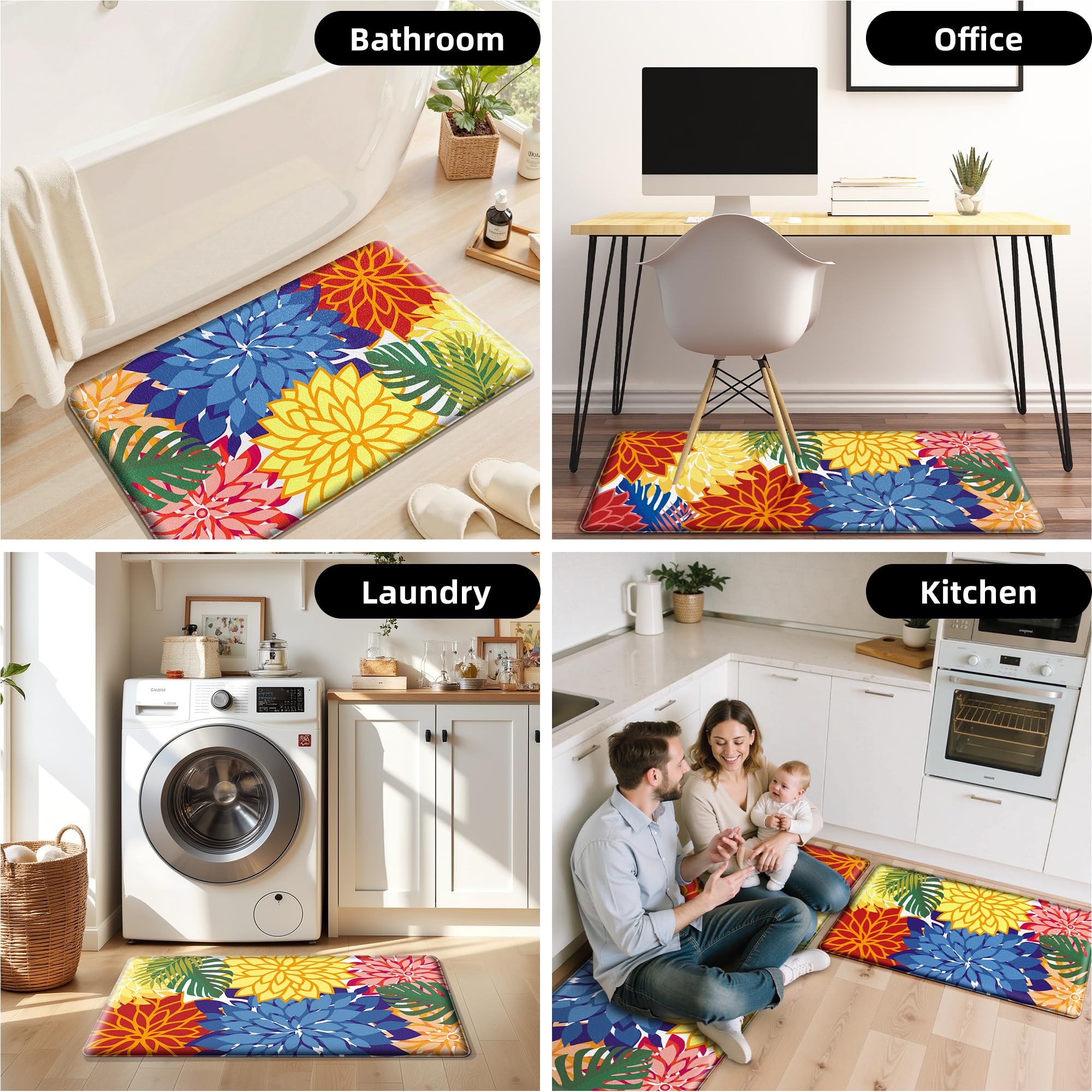 Arenarug wide 17.3x47 inch mat covers more counter area.