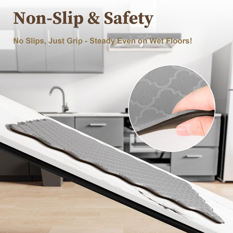 Arenarug non-slip backing helps keep the mat secure on various floors