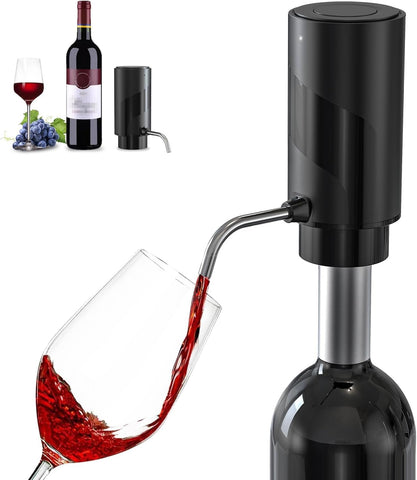 AREYCVK wine aerator curved design enhances presentation and aroma.