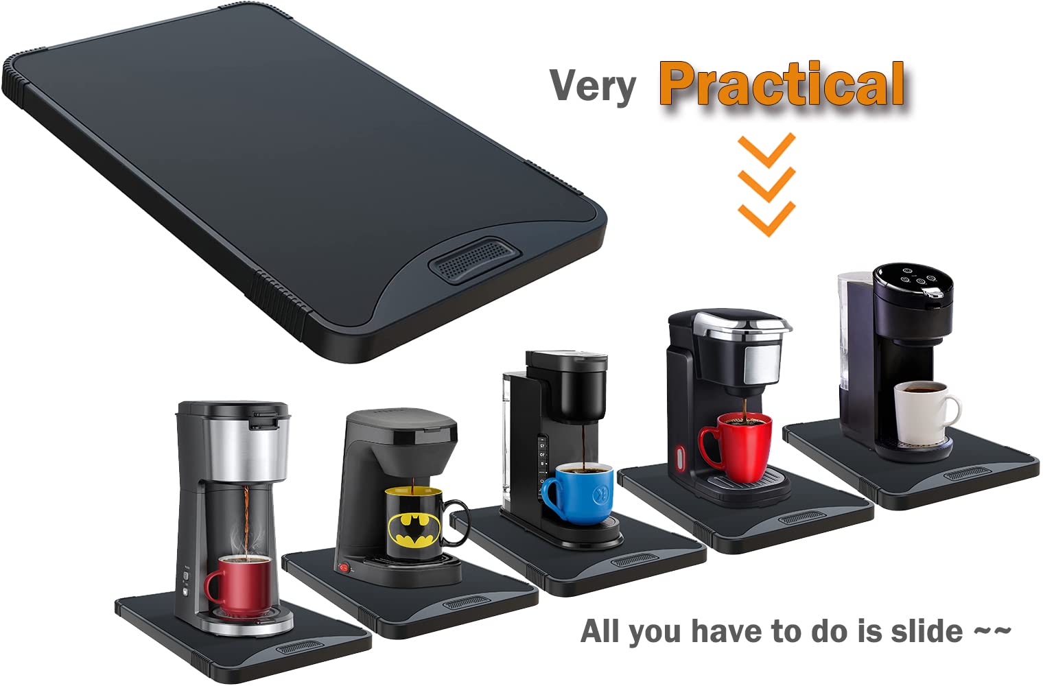 ARGOMAX compact 15-27-by-10-24-inch tray for space-saving organization