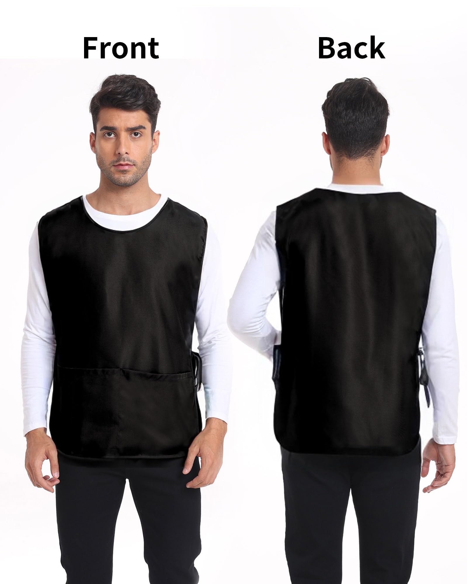 Argstar cobbler apron adjustable side ties for a secure, comfortable fit.