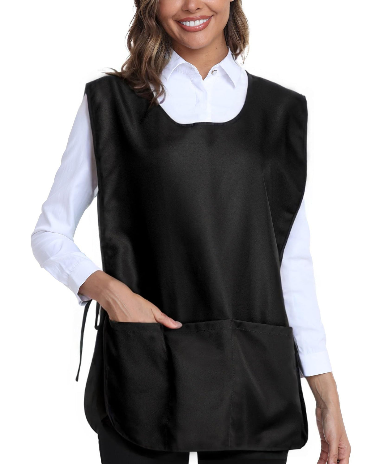 Argstar cobbler apron front view shows waterproof fabric for mess-free work.