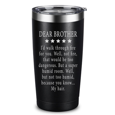 ARIABLE 20oz engraved tumbler in black, ideal for a funny gift at parties.