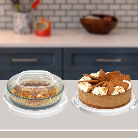 Arineng cheesecake container ideal for transporting creamy desserts.