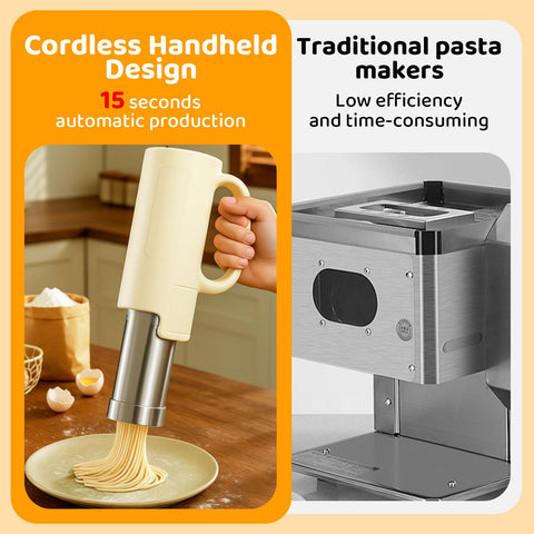 Aroeally portable noodle maker is ideal for picnics, camping, and small eateries.