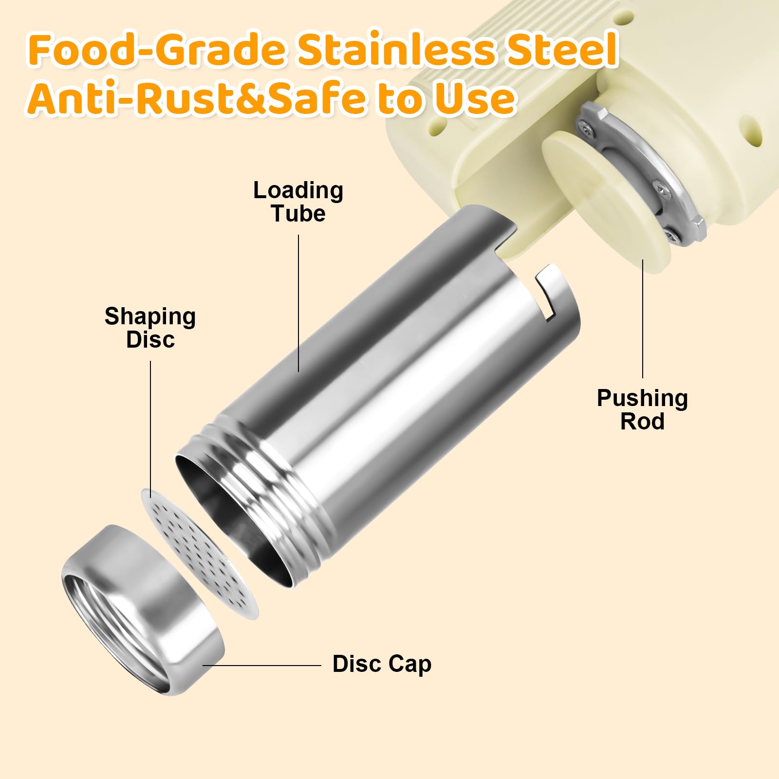 Aroeally type-C charging port supports quick recharge for on-the-go noodle making.