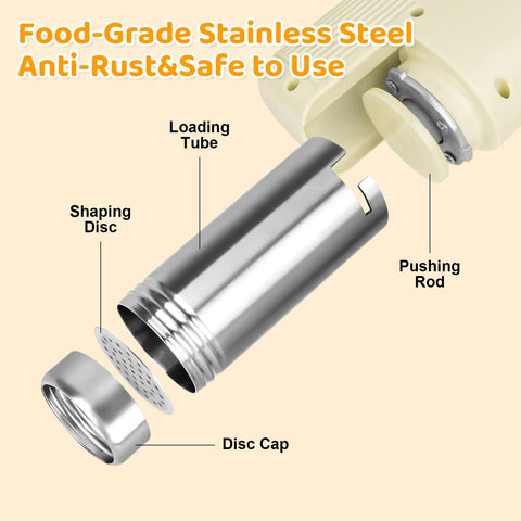 Aroeally type-C charging port supports quick recharge for on-the-go noodle making.