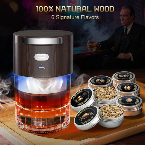 Aromara smoked whiskey served with a refined aroma and finish