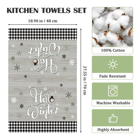 Machine-washable cotton towels stay vibrant after regular washing.