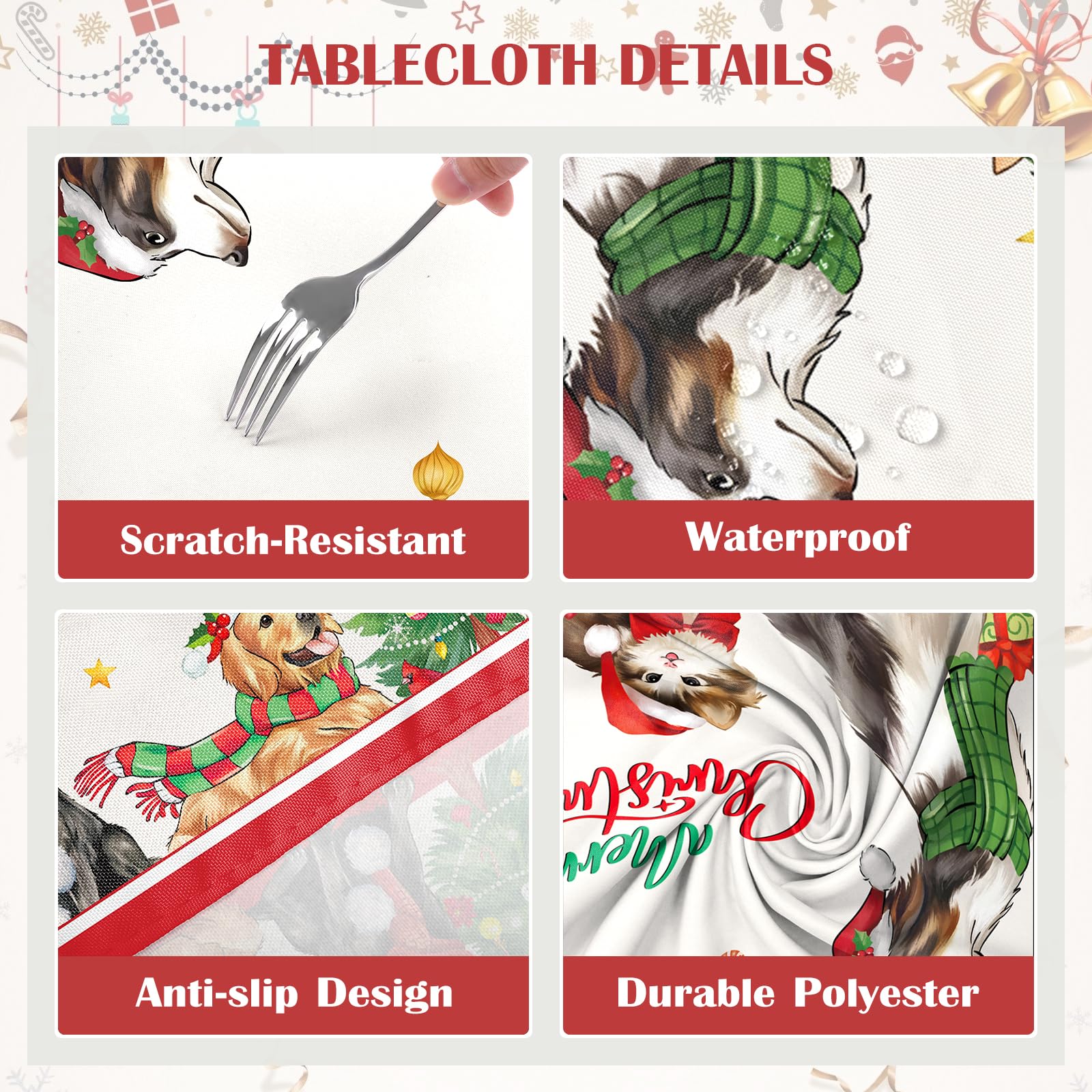 Arquiel tablecloth easy care keeps setup looking fresh