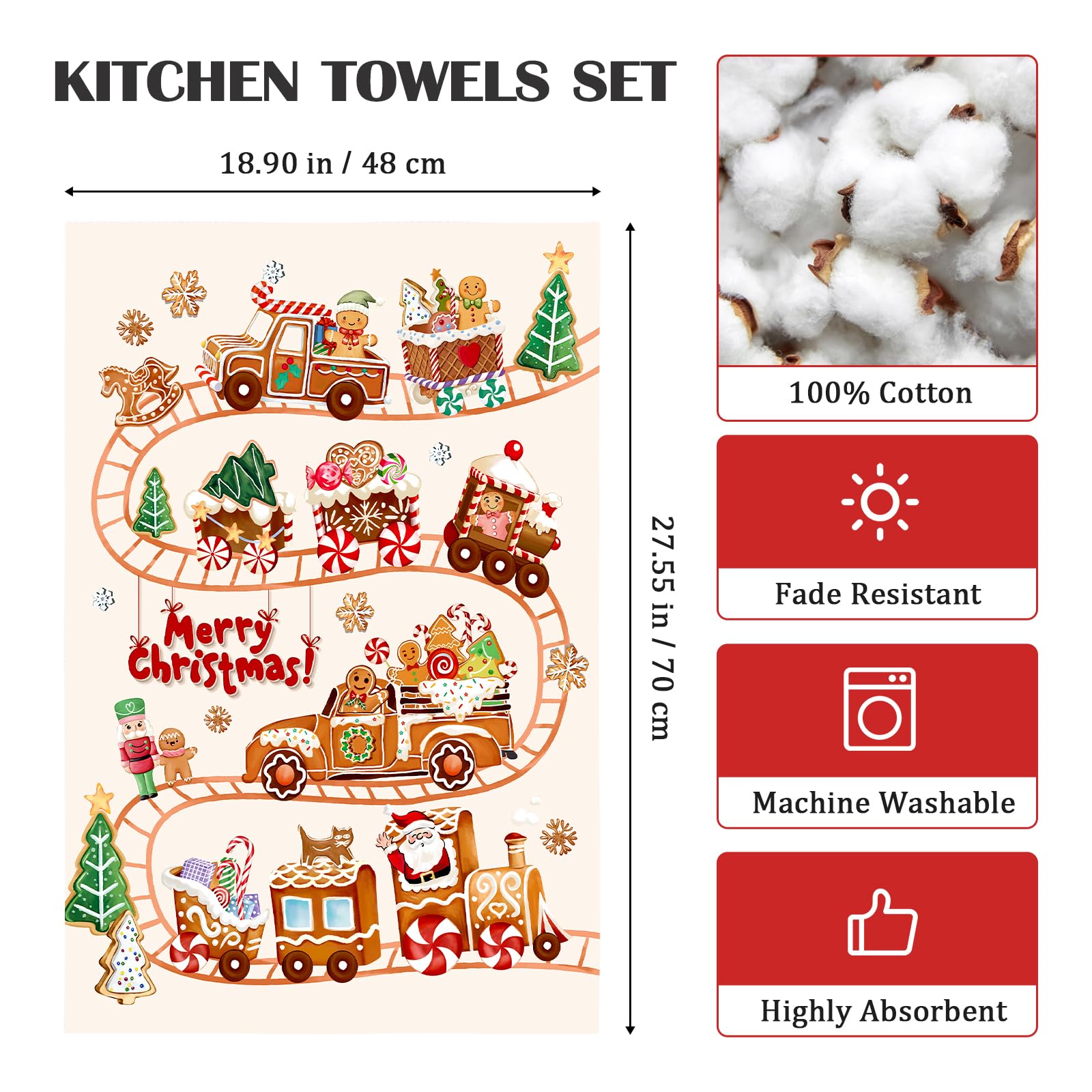 Arquiel machine-washable cotton towel, easy care for everyday use