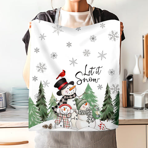 Large 18.9 by 27.5 inch towel covers ample surface for cooking tasks.