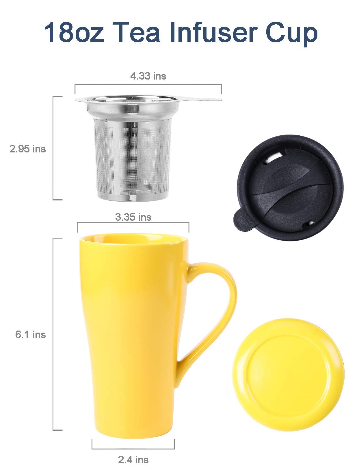ARRADEN ceramic lid doubles as saucer for convenient serving