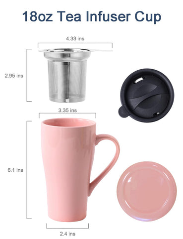 ARRADEN pink gift box: ready-to-gift packaging for tea lovers.