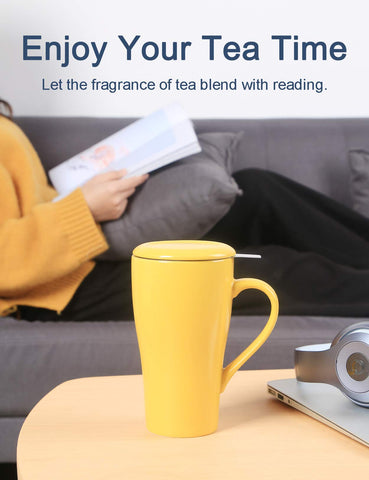 ARRADEN removable infuser for easy tea brewing and cleanup