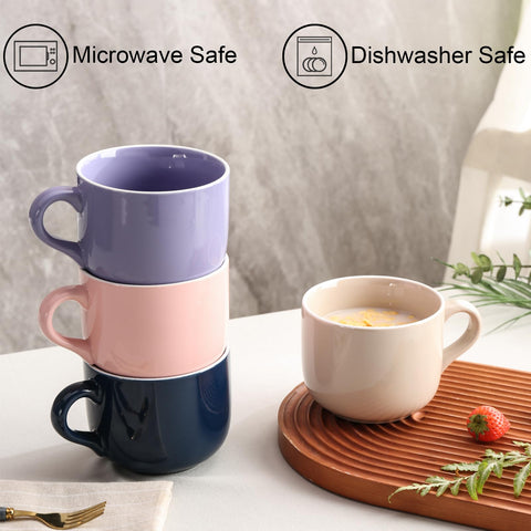 ARRADENS purple glaze close-up shows durable ceramic finish for daily use.