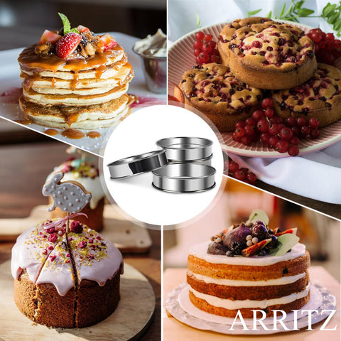 ARRITZ dishwasher-safe rings simplify cleanup after baking