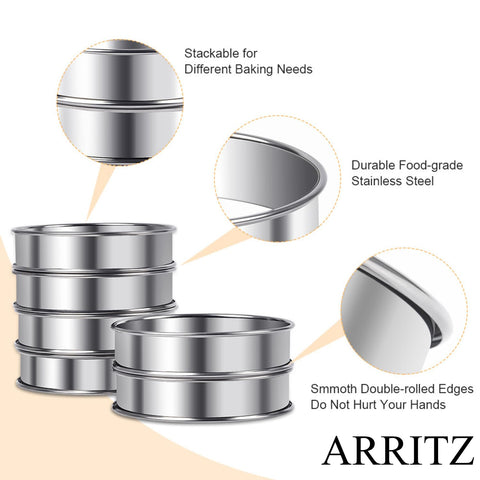 ARRITZ rings stay sturdy at high oven temperatures