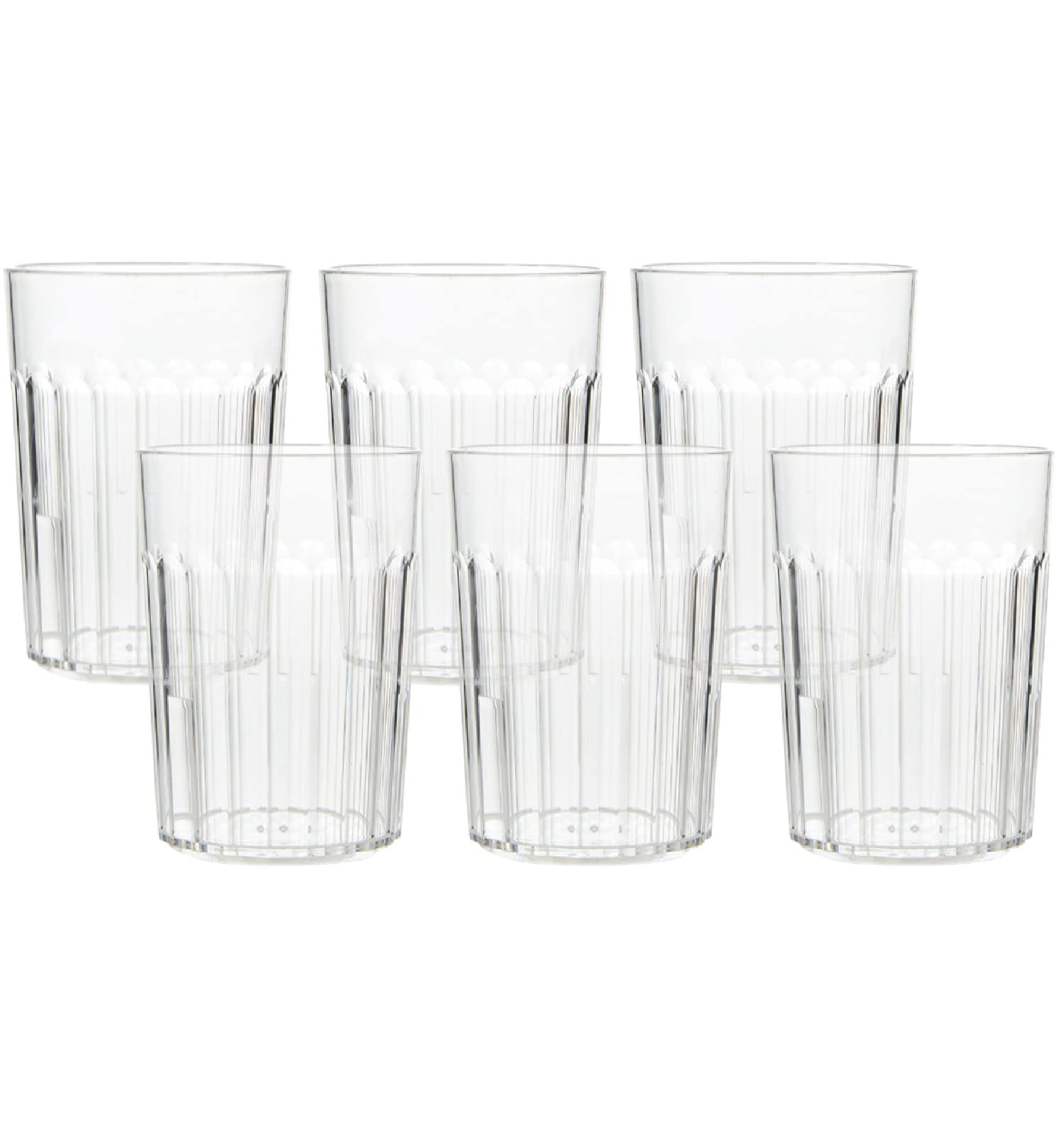 Arrow Home Products 10 oz clear tumbler with glass-like look for everyday drinking