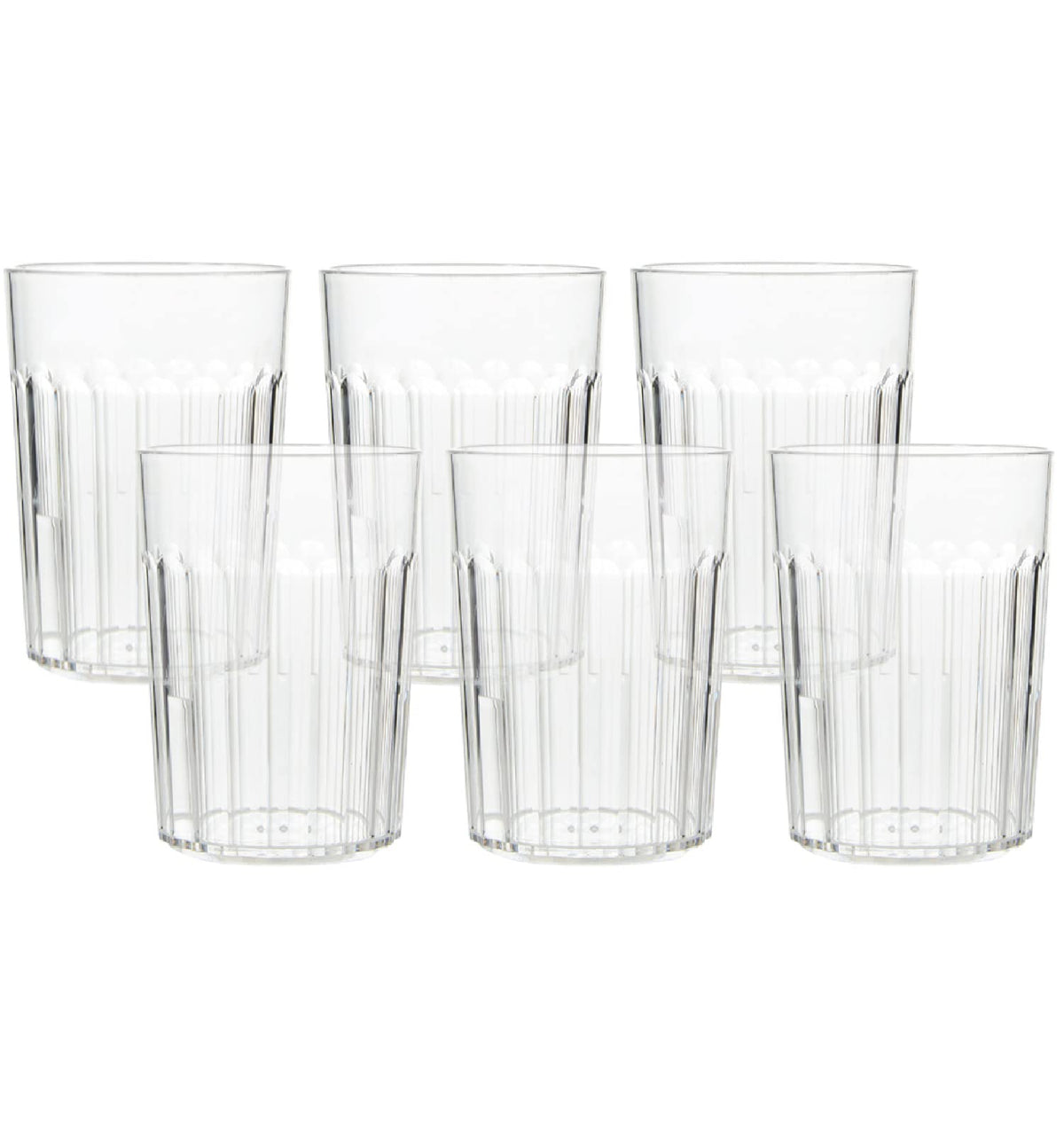 Arrow Home Products 10 oz clear tumbler with glass-like look for everyday drinking