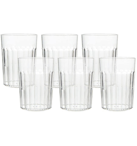 Arrow Home Products 10 oz clear tumbler with glass-like look for everyday drinking