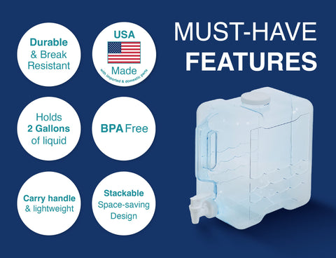 Arrow Home Products fridge-dispense-ready design showing compact form for fridge use.